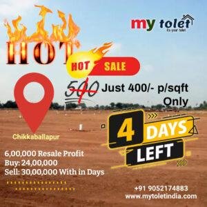 open plot for sale /hot deal just 400/- per sqft